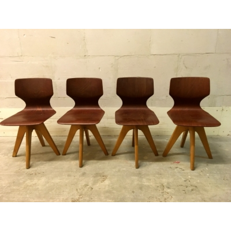 Vintage design Flottotto Pagholz schoolstoeltje nr 139